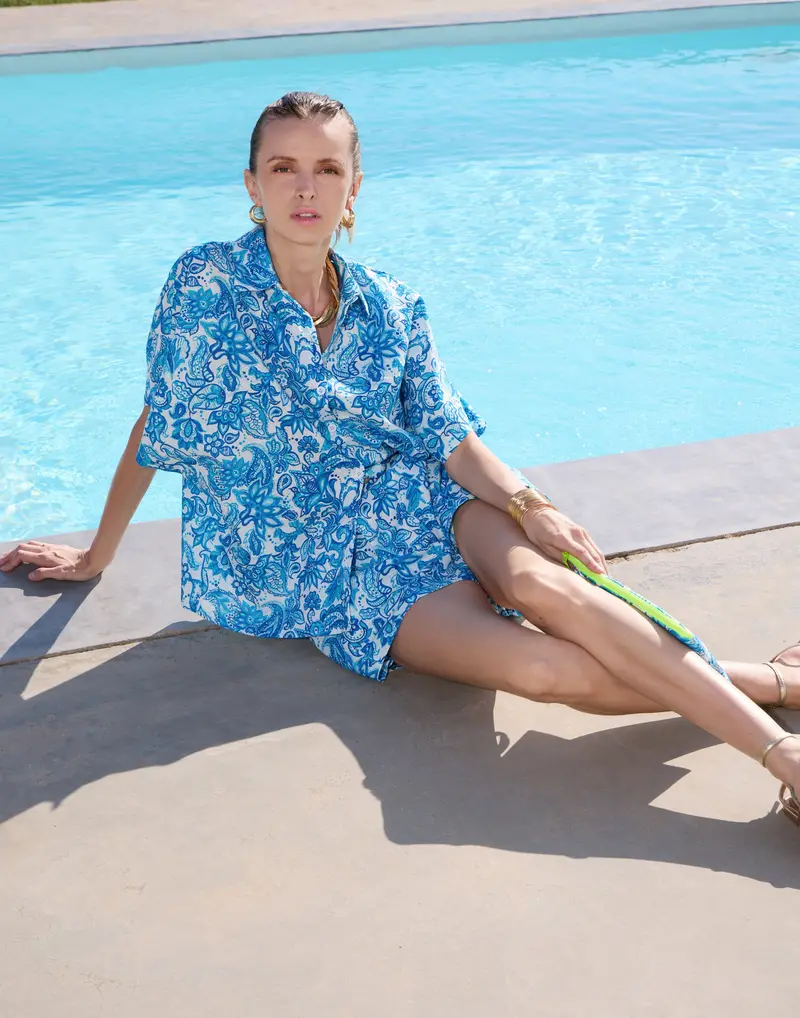 Cycladic Linen Shirt For Women 1