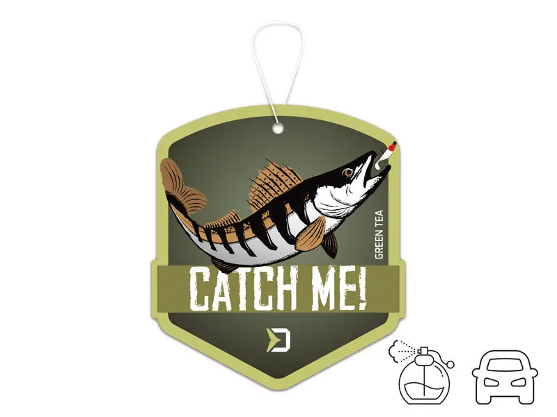 Delphin Catchme! Zander Edition Car Freshener | Predator-Fishing Themed Air Refresher 1