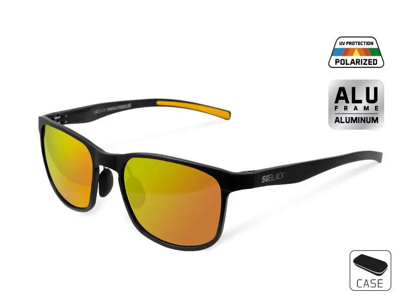 Delphin Sg Black Polarized Sunglasses – Orange-Lens Eyewear For Anglers And Outdoor Enthusiasts 1