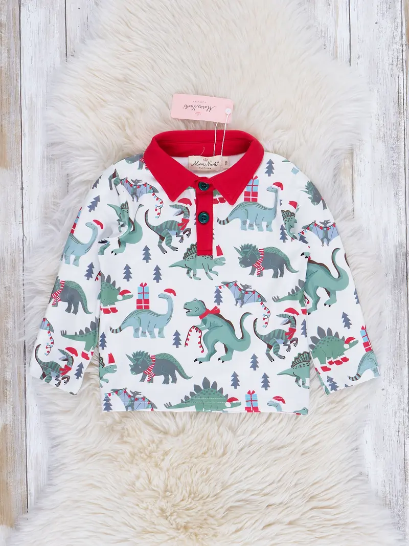 Dinosaur Dreams Short-Sleeve Polo Shirt 1