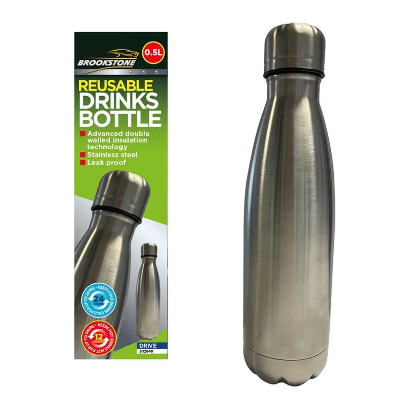 Double-Walled Vacuum-Insulated Reusable Drink Bottle – 500Ml Capacity 1