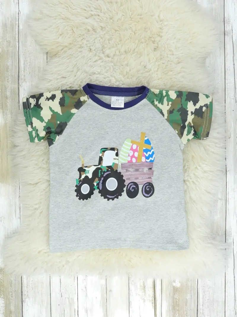 Easter-Themed Camo Raglan Shirt 1