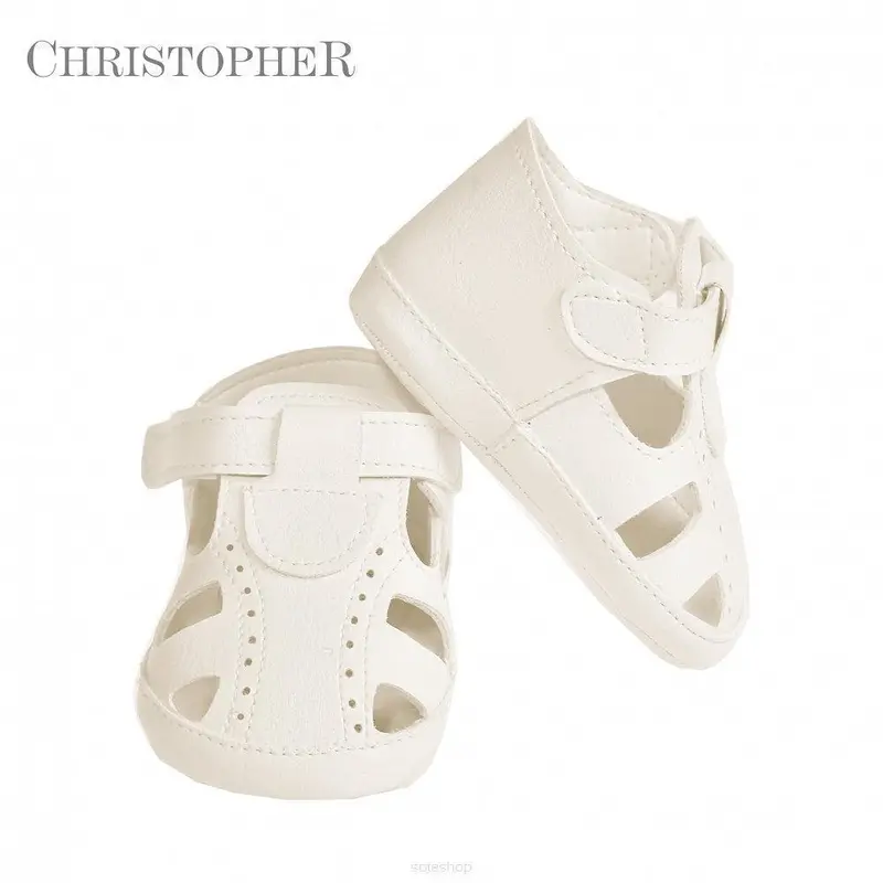 Ecru Leather Sandals – Model 5324/2 1