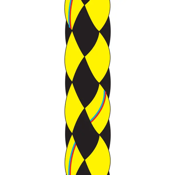 Evo Race8 Control Line – Black/Yellow, 4Mm Maritime Rope 1