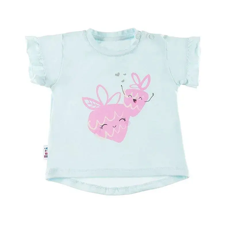 Ewa Klucze Sun Collection T-Shirt – Turquoise Cotton 1
