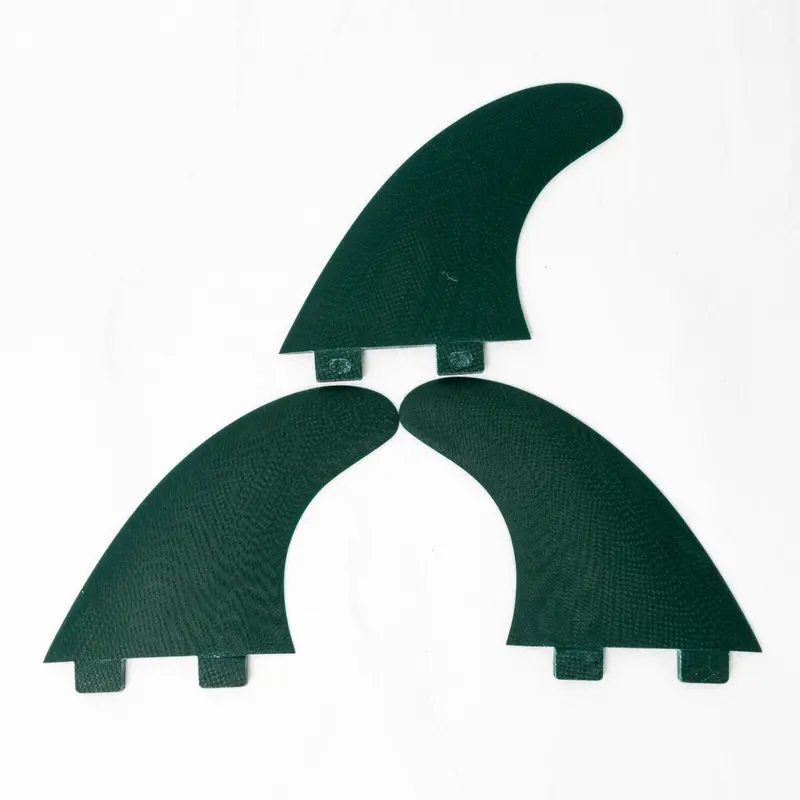 Fcs1 Forrest Green Thruster Fin Set – Eco-Friendly Glass Construction 1
