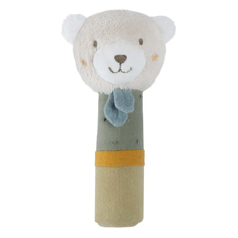 Fehnnatur 3.0 Rattling Bear Toy With Organic Cotton And Natural Fill 1