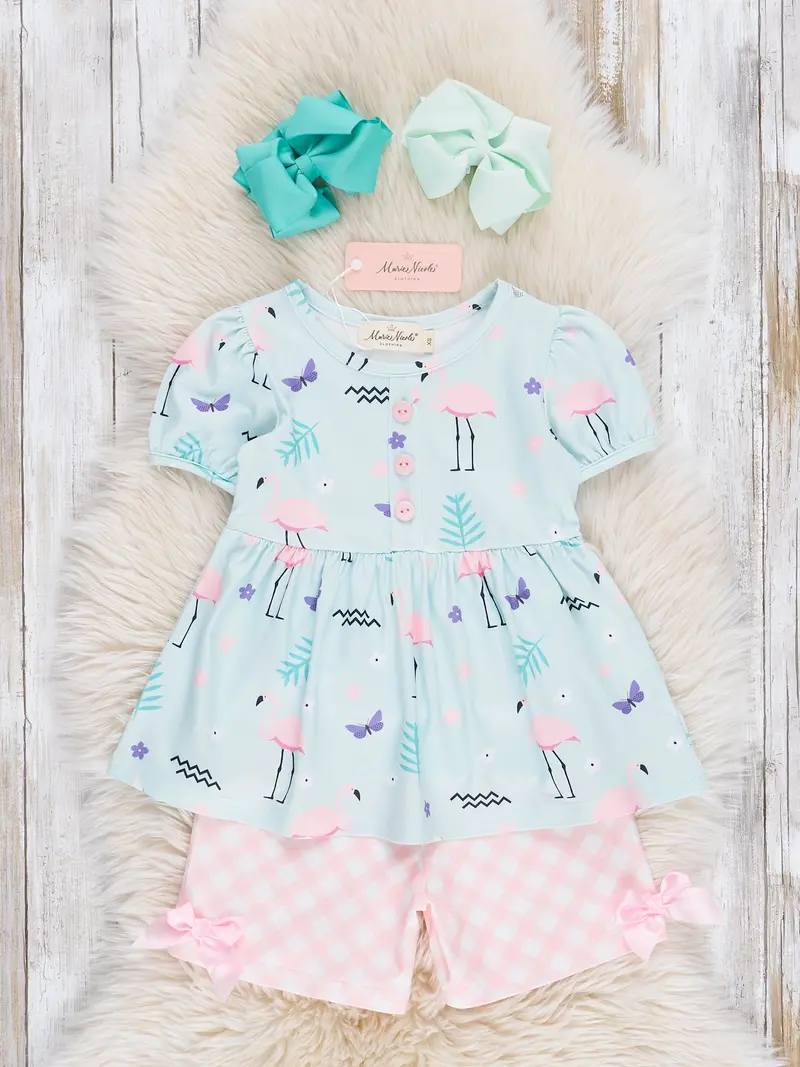 Flamingo Paradise Matching Outfit Set 1