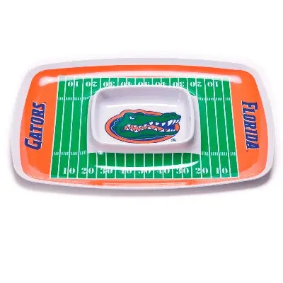 Florida Gators Chip And Dip Serving Tray - Tailgate-Ready Appetizer Platter 1