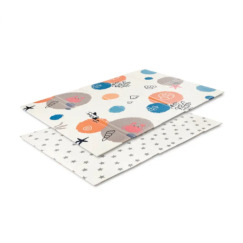 Foldable Double-Sided Play Mat – Ocean Theme (120 × 180 Cm) 1