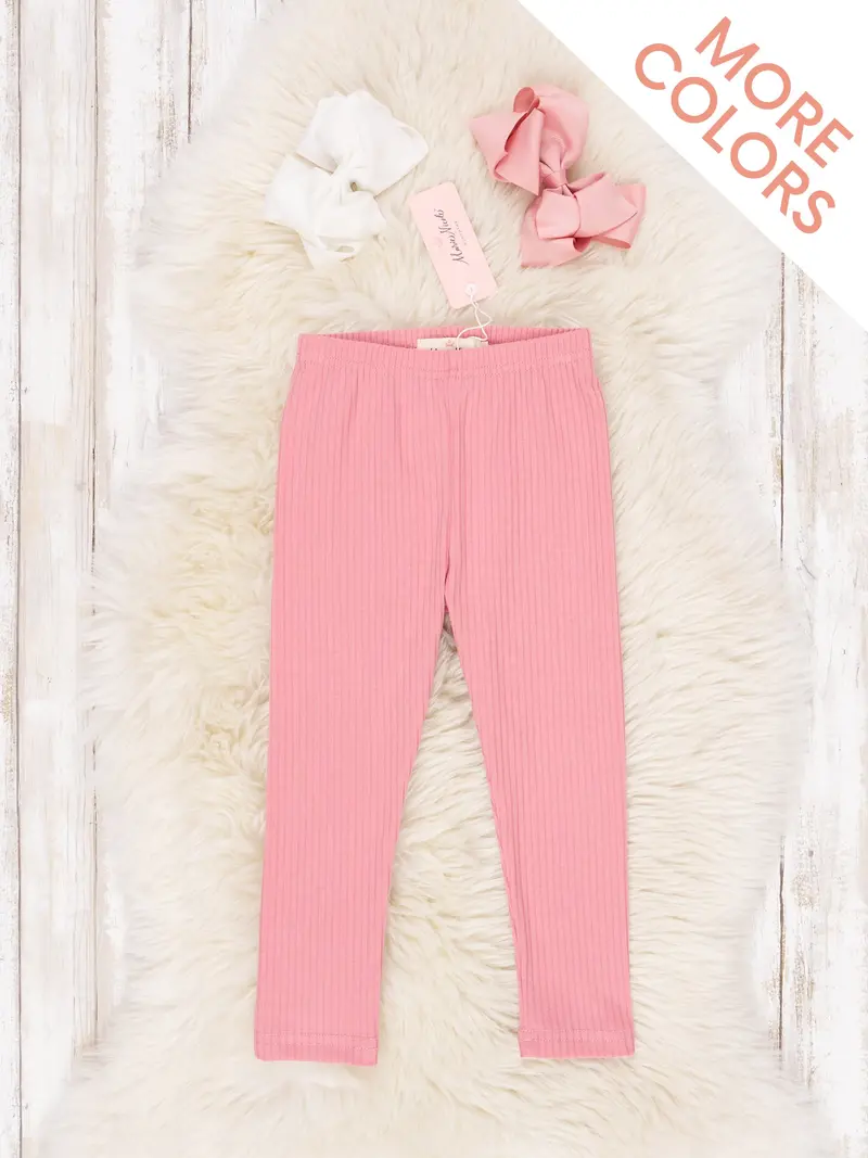 Full-Length Ribbed Leggings For Everyday Wear 1