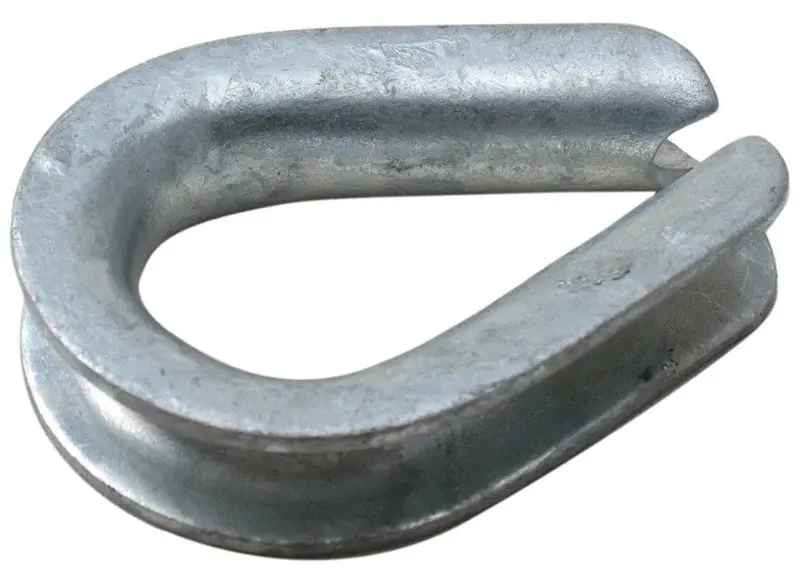 Galvanized Steel Thimbles For Marine Rigging – Compt08 & Compt12 Sizes 1