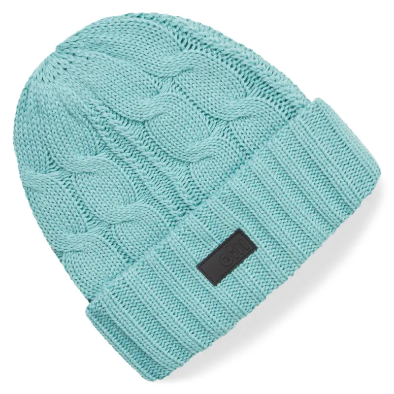 Gill Blue Cable-Knit Beanie 1