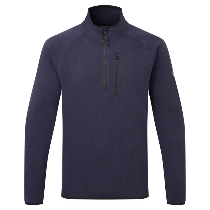 Gill Navy Knit Fleece ¼-Zip Top 1