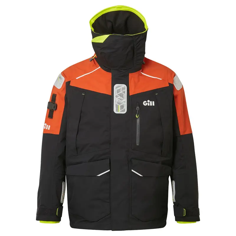Gill Os1 Ocean Jacket – Graphite & Orange Waterproof Sailing Top 1
