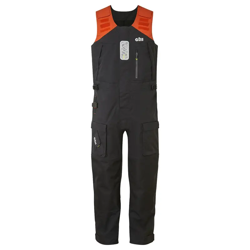 Gill Os1 Ocean Trousers – Graphite & Orange Nautical Pants 1