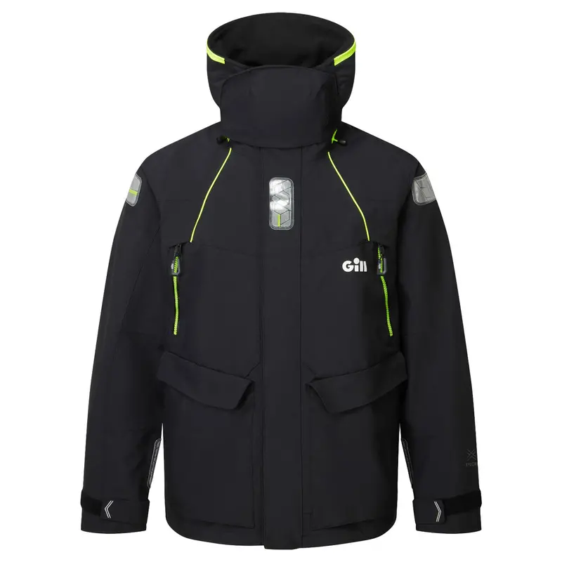 Gill Os26J Offshore Jacket – Black Waterproof Sailing Coat 1