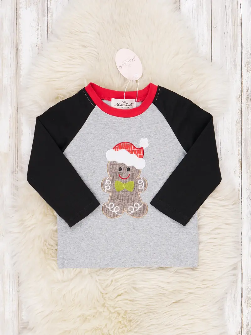 Gingerbread Man Raglan Crewneck Shirt 1