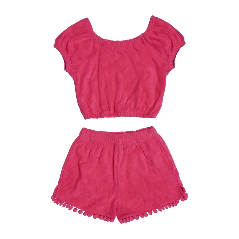 Girls' Terry Cloth Matching Set 1