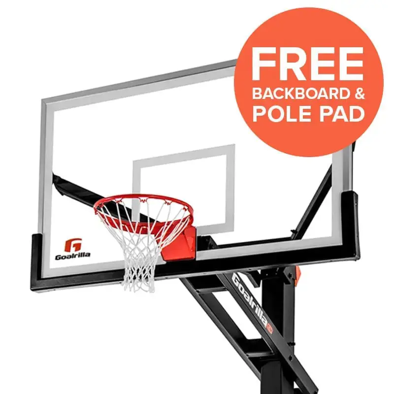 Goalrilla Cv72S – 72" In-Ground Basketball Hoop With Stblzr Stability Tech 1
