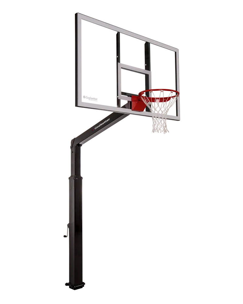 Goalsetter Launch Pro 72-Inch Basketball System – Acrylic Backboard Option 1