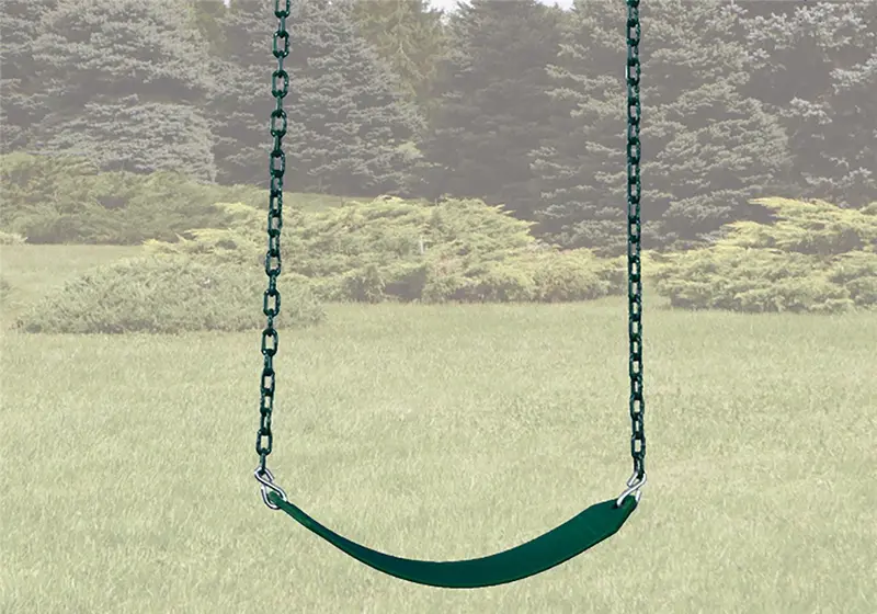 Green Belt Swing – 75-Inch Length Compatible With 9-Foot Beams 1
