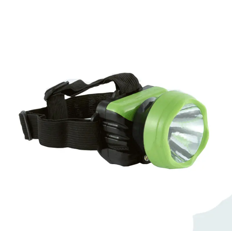 Green Compact Led Headlamp For Camping, Fishing, Hiking & Cycling 1