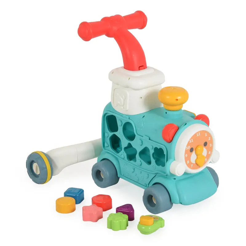 Happy Train 3-In-1 Baby Walker – Interactive Rolling Activity Toy 1