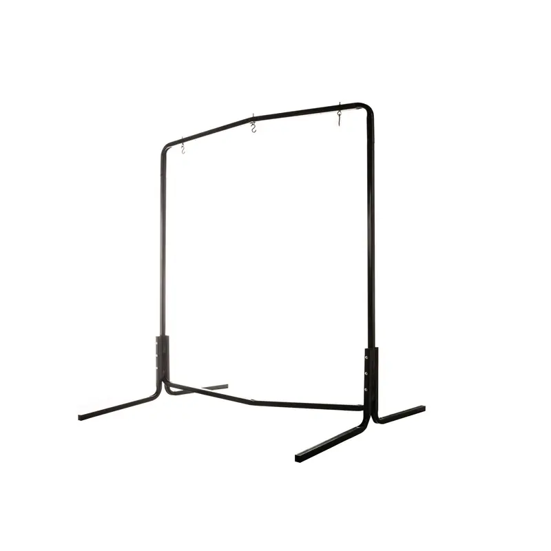 Heavy-Duty Black Square-Tube Double Swing Stand 1