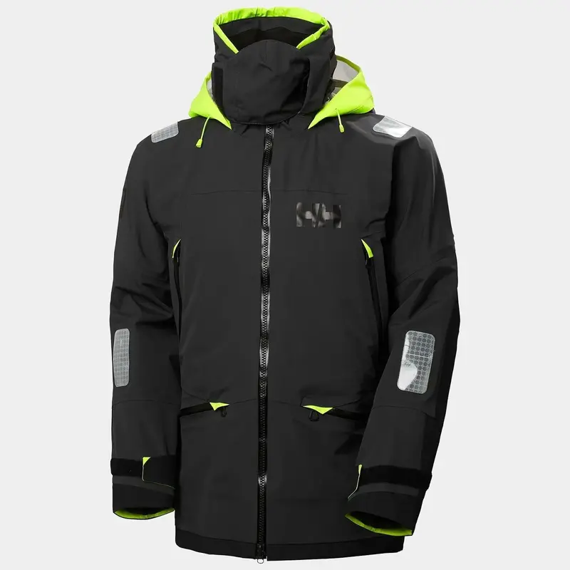 Helly Hansen Men'S Aegir Race Sailing Jacket 2.1 – Ebony Black 1