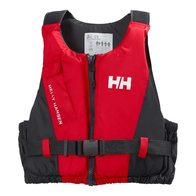 Helly Hansen Rider Buoyancy Vest – Red, Ebony & Yellow Iso-Certified Aid 1