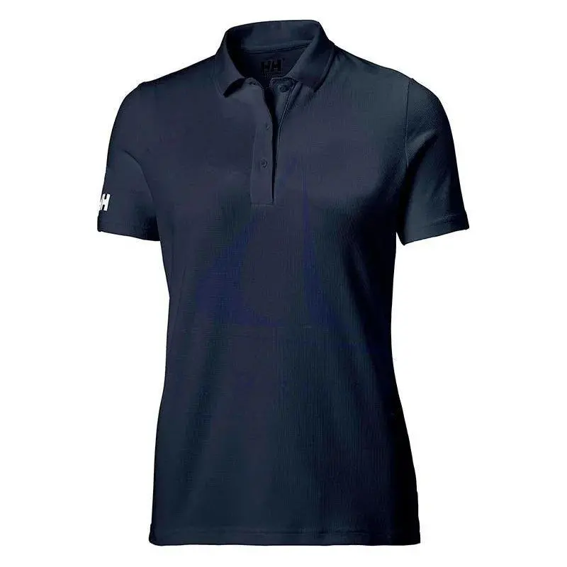 Helly Hansen Women’S Crewtech Technical Polo – Navy Performance Top 1