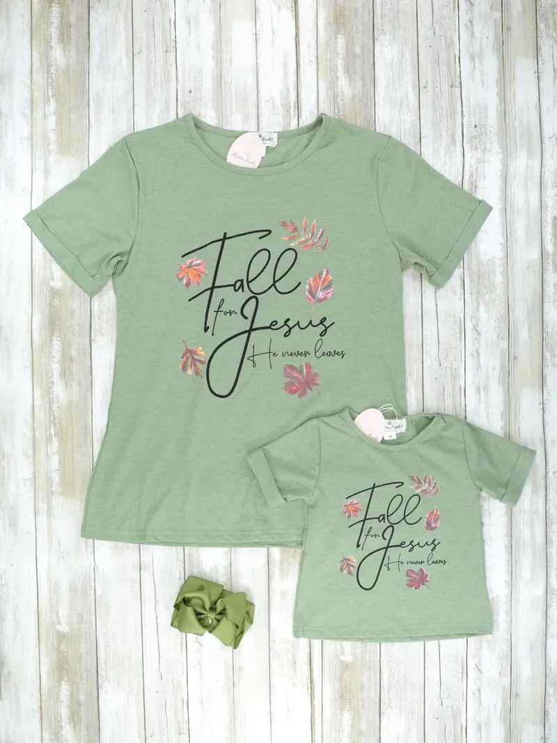 Hunter Green ‘Fall For Jesus’ Coordinating Top Set