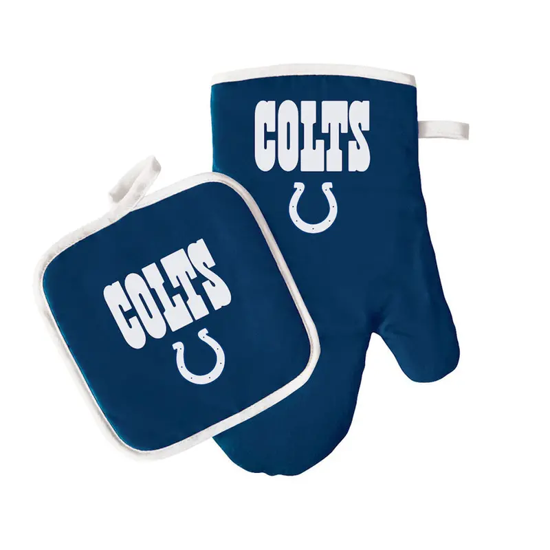 Indianapolis Colts Thermal Oven Mitt And Coordinating Pot Holder 1
