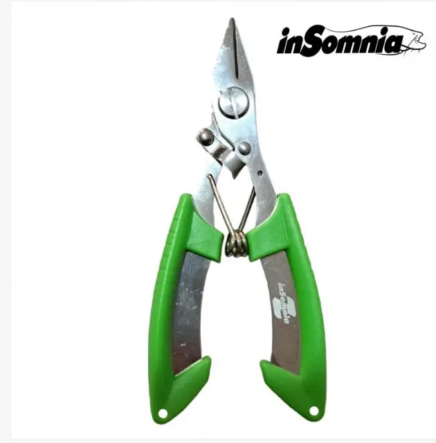 Insomnia Precision Angling Shears – Green Handle, Ultra-Sharp For Braided Line & Leaders 1