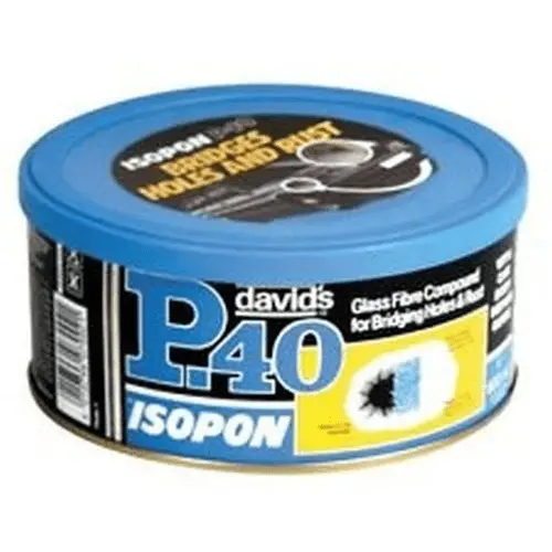 Isopon P40 250Ml Fibreglass-Reinforced Metal Filler For Rust & Hole Repair 1