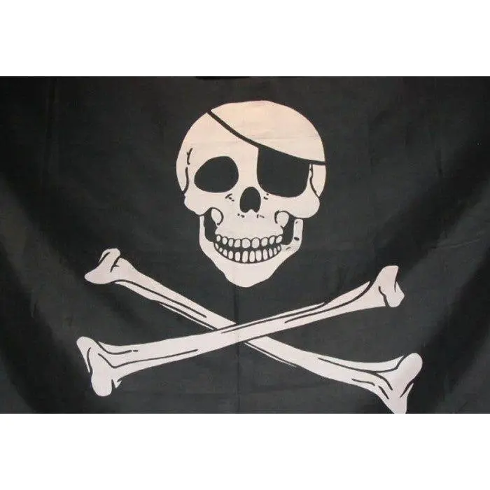Jolly Roger Pirate Flag – 45 Cm × 30 Cm Nautical Decor (Model 6215) 1