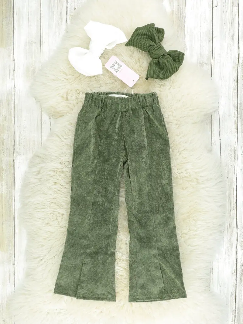 Juniper Suede Bell Bottom Pants 1