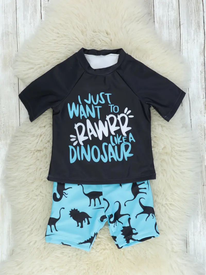 Just Want To Rawrr Swimwear Set 1