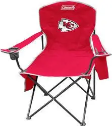 Kansas City Chiefs Xl Quad Folding Chair With Cooler 1