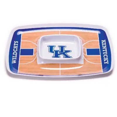 Kentucky Wildcats Chip And Dip Serving Tray - College Sports Serving Dish 1
