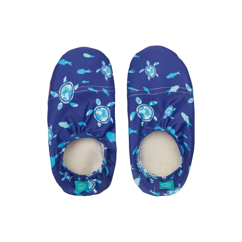 Kids' Slip-On Beach Shoes With Turtle Graphics 1