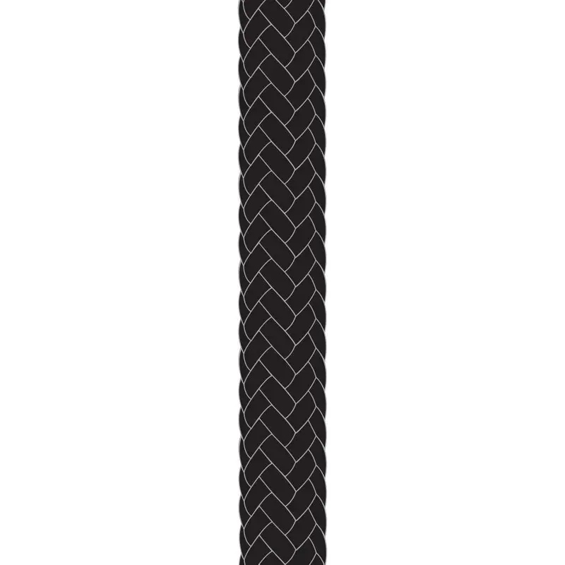 Kingfisher 10Mm Black Polyester Braid-On-Braid Rope 1