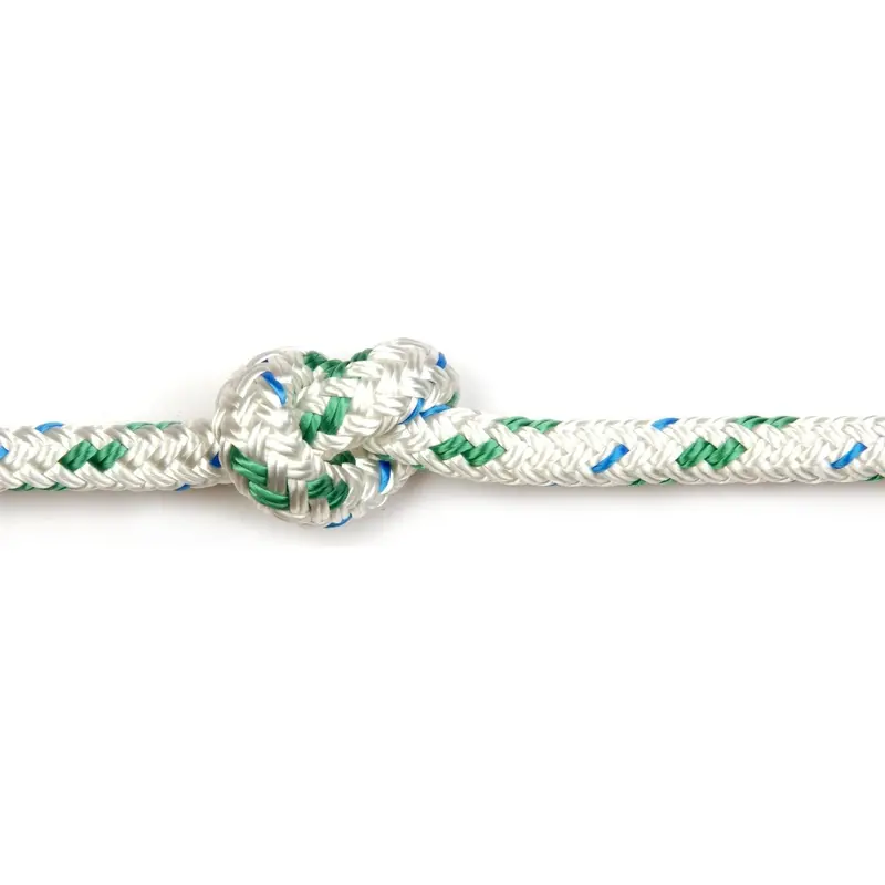 Kingfisher 10Mm Green Fleck Braid-On-Braid Polyester Rope 1