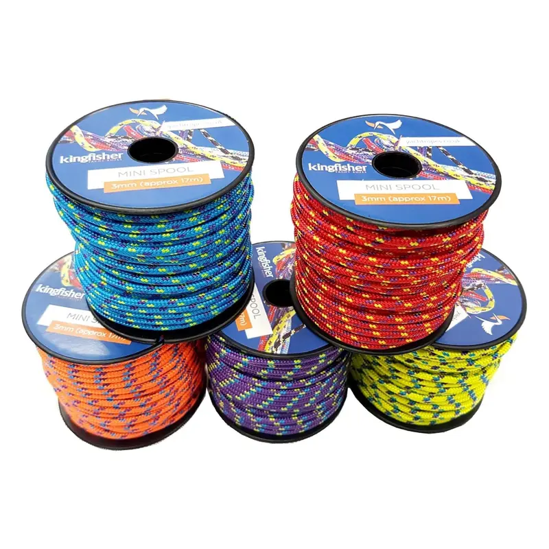 Kingfisher Compact Yacht Rope – 3Mm Polyester, ~17M Per Spool 1