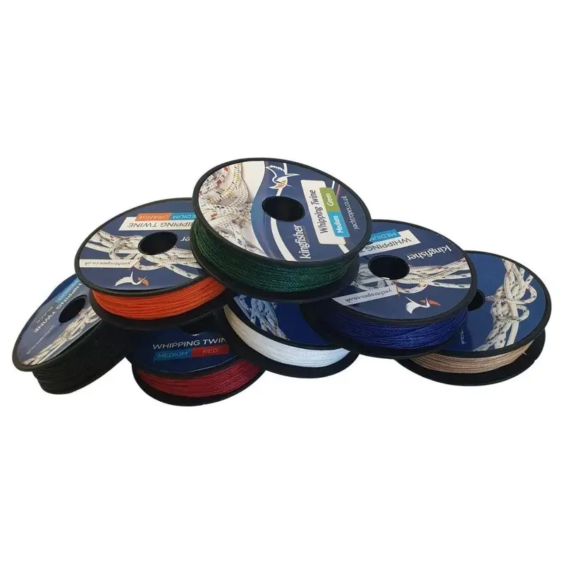 Kingfisher Medium-Weight Whipping Twine – 0.9Mm Colored Nylon Cord For Rope Finishing 1