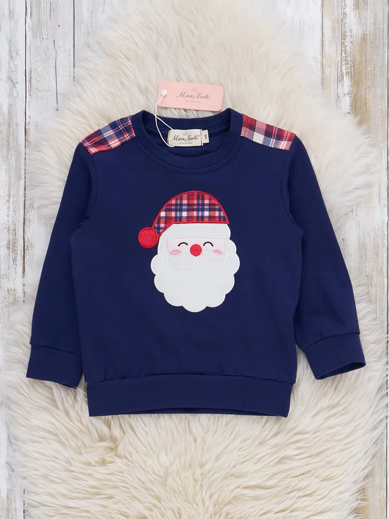 Letter To Santa Graphic Embroidered Top 1