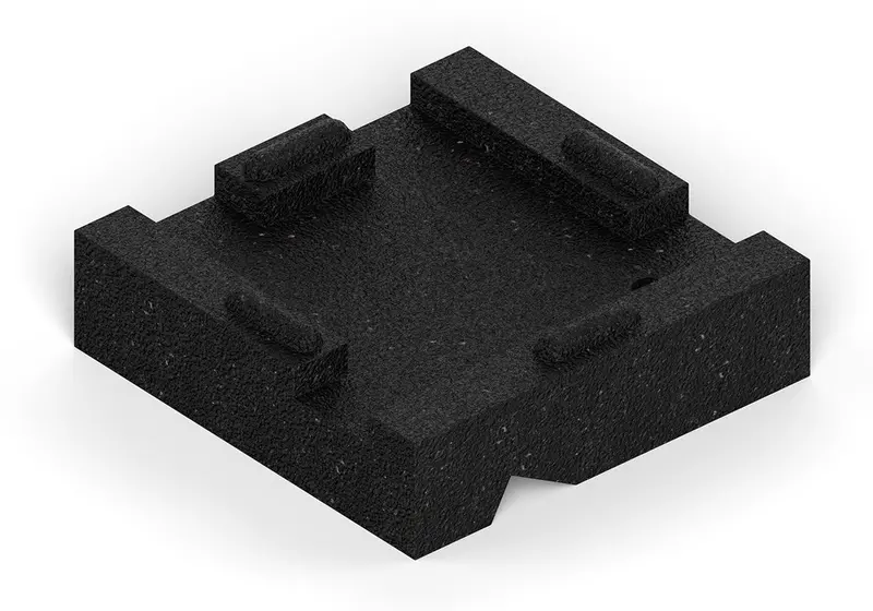 Level-Dry Large Concrete-Leveling Block (7" × 7" × 1.75") 1