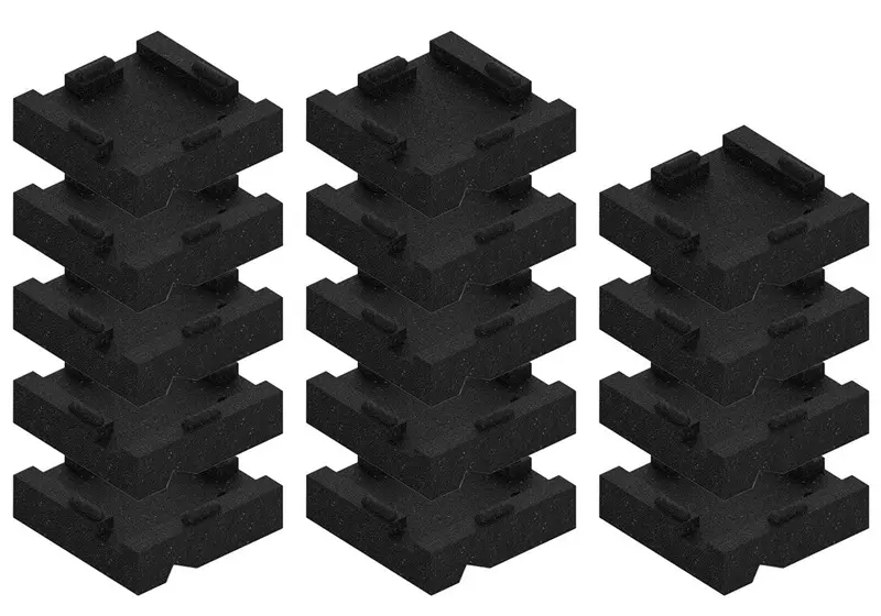 Level-Dry Pro Kit: 14 Large Blocks 1