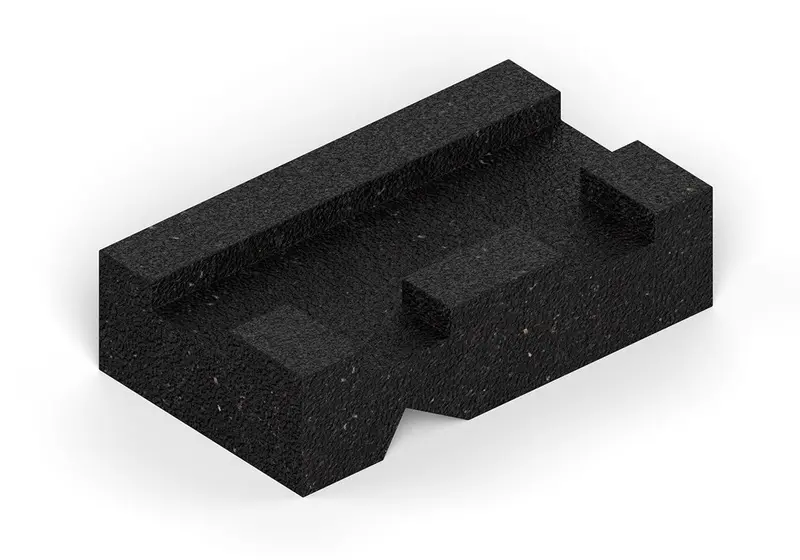 Level-Dry Small Concrete-Leveling Block (7" × 4" × 1.75") 1
